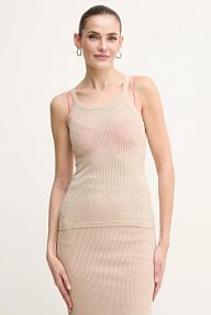 Top DKNY  beżowy damski DJ5R0533