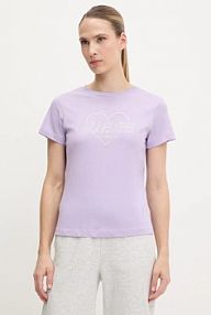 T-shirt Guess  fioletowy damski V5GI10.K9RM1