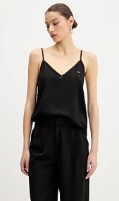 Bluzka Tommy Jeans  czarna damska DW0DW20604