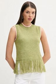 Kamizelka Never Fully Dressed  zielona damska NFDKN555