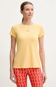 T-shirt New Balance  żółty damski WT51223CEE