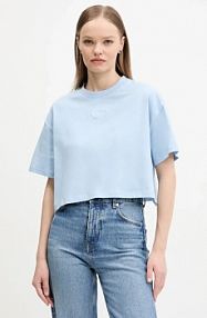 T-shirt Karl Kani  niebieski damski 61300114