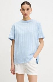 T-shirt Karl Kani  niebieski damski 61300115