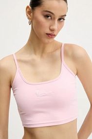 Top Karl Kani  różowy damski 61310126