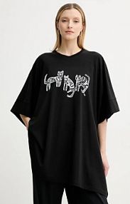 T-shirt MMC STUDIO  czarny damski TIGER