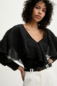 Koszula z długim rękawem Answear.LAB  czarna 24231YT.HWK