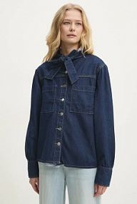 Koszula jeansowa Answear.LAB  niebieska LR78001.hos