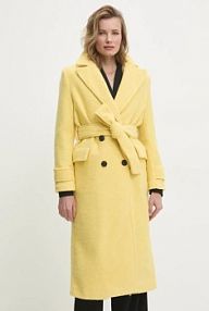 Płaszcz Answear.LAB  żółty damski LD2236.HWK