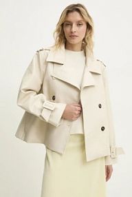 Kurtka przejściowa Answear.LAB  beżowa damska OX9096.1.FKK