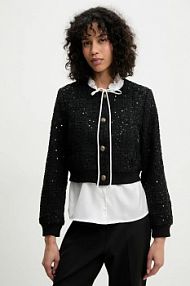 Kurtka przejściowa Answear.LAB  czarna damska v2438.fos