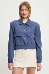 Kurtka przejściowa Answear.LAB  niebieska damska v2575.fjk