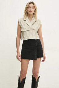 Kamizelka Answear.LAB  beżowa damska LC23487.hlk