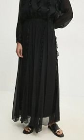 Spódnica maxi Answear.LAB  czarna sk1028.ios