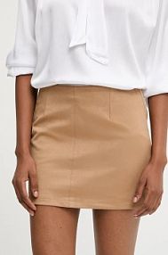 Spódnica mini Answear.LAB  brązowa 93038.ilk