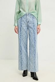 Jeansy Answear  niebieskie damskie EF31678PA.ios