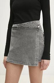 Szorty jeansowe Answear.LAB  szare RD2305.hos