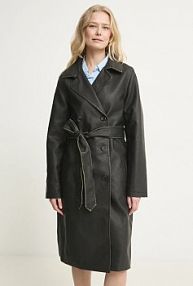 Płaszcz Answear.LAB  brązowy damski LJK.CHERRI.um