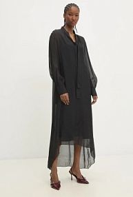 Sukienka midi Answear  czarna d681240300.im