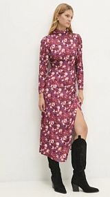 Sukienka midi Answear  czerwona 19381.tlk