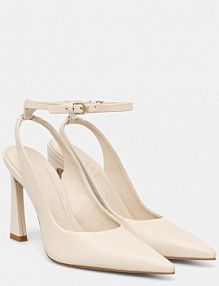 Sandały na obcasie Answear.LAB  beżowe WS25.KLD01A