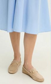 Mokasyny Answear.LAB  beżowe damskie 18172