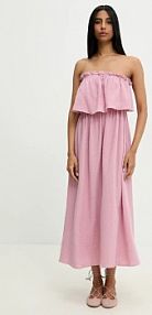 Sukienka midi Answear  różowa 8870.p.flk