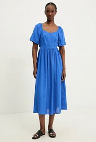 Sukienka midi Answear  granatowa 8868.n.flk