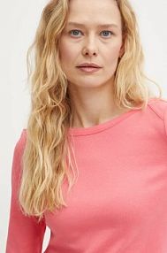 Longsleeve United Colors of Benetton  różowy damski 3GA2E16A1