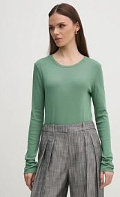 Longsleeve United Colors of Benetton  zielony damski 3GA2E16F9