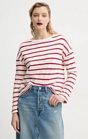 Longsleeve Levi's  beżowy damski A7248