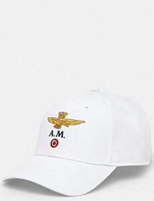 Czapka z daszkiem aeronautica militare  biała damska HA1100CT2848
