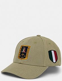 Czapka z daszkiem aeronautica militare  zielona damska HA1150CT3043