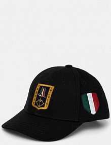 Czapka z daszkiem aeronautica militare  czarna damska HA1150CT3043