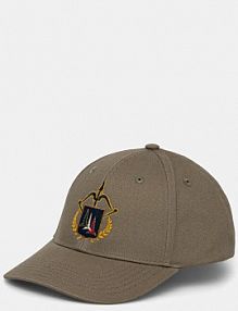 Czapka z daszkiem aeronautica militare  zielona damska HA1166CT3299