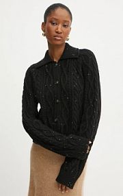 Kardigan Liviana Conti  czarny L4WG46