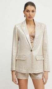 Żakiet Silvian Heach  beżowy CVP25011GC