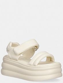 Sandały Goe  beżowe damskie RR2N4118