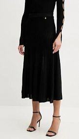 Spódnica midi Silvian Heach  czarna GPP25302GO