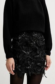 Spódnica mini Silvian Heach  czarna GPP25339MG