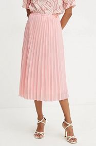 Spódnica midi Silvian Heach  różowa GPP25442LO