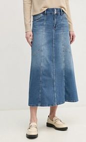 Spódnica midi MOS MOSH  niebieska 170140