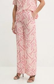 Spodnie eleganckie Silvian Heach  różowe damskie GPP25396PA