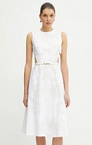 Sukienka midi Silvian Heach  biała GPP25342VE