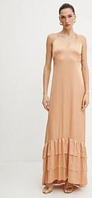 Sukienka maxi Silvian Heach  pomarańczowa GPP25452VE