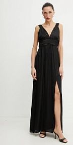 Sukienka maxi Silvian Heach  czarna CVP25110VE