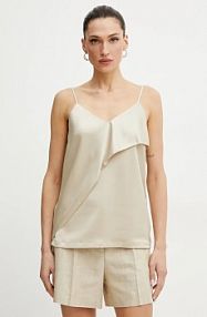 Bluzka Silvian Heach  beżowa damska GPP25335TO