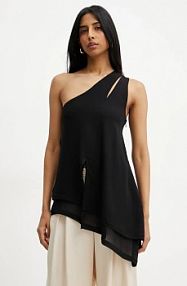 Bluzka Silvian Heach  czarna damska CVP25024TO