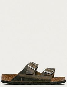 Klapki Birkenstock  zielone damskie 1019313