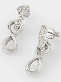 Kolczyki Guess  srebrne JUBE05.051JW