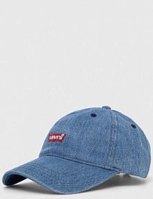 Czapka z daszkiem Levi's  niebieska damska D7827.0001